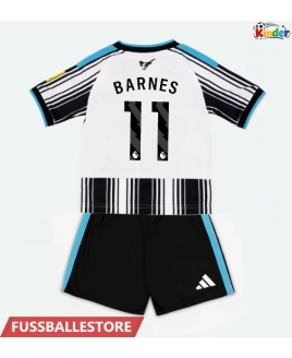 Günstige Newcastle United Harvey Barnes #11 Heimtrikotsatz Kinder 2026-27 Kurzarm (+ Kurze Hosen)